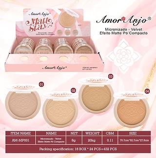 Amor anjo pó compacto 24 un