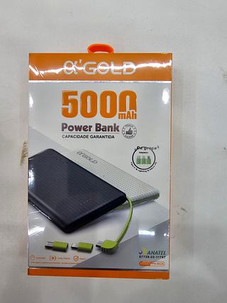 Carregador Portatil 5000mah Gold