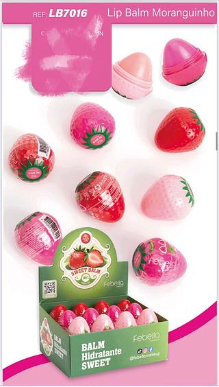 Lip Balm Moranguinho FebellaC/24un
