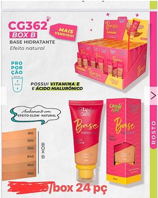 BASE HIDRATANTE Efeito natural 24 un