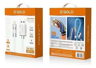 Cabo Carregador IOS 5A Gold