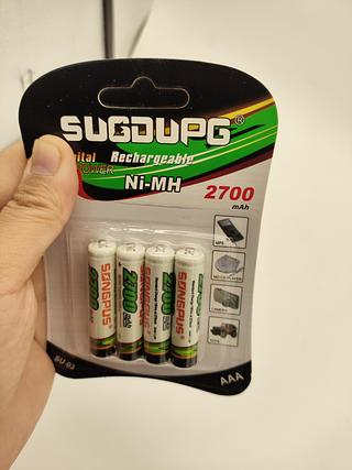 Pilha AAA sugodupg 2700 Mah