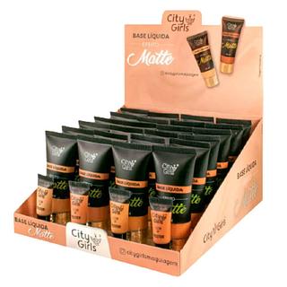 Base Líquida Efeito Matte City Girls CG092 – Box c/ 24 unid