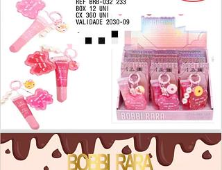 Brb-023 233 LIP GLOSS com chaveiro 12 uni