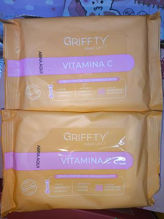 LENCO UMEDECIDO DEMAQUILANTE vitamina c GRIFFTY