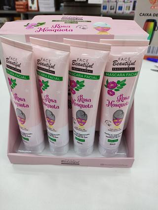 Máscara Facial Peel Off Rosa Mosqueta Face Beautiful C/12un