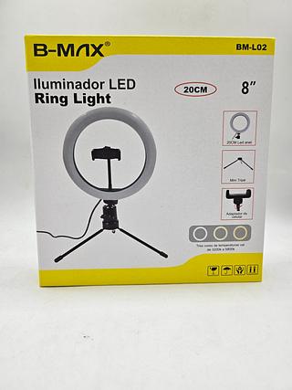 Iluminador led ring light 8" 20 cm
