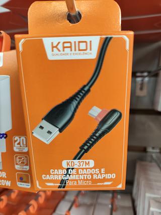Cabo de dados para USB micro KAIDI