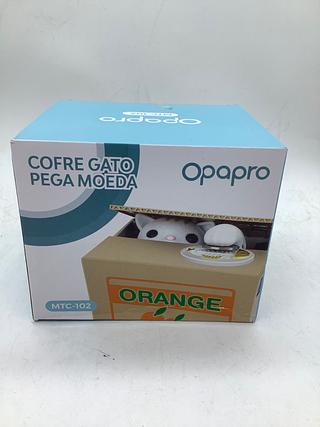 Cofrinho gato pega moeda